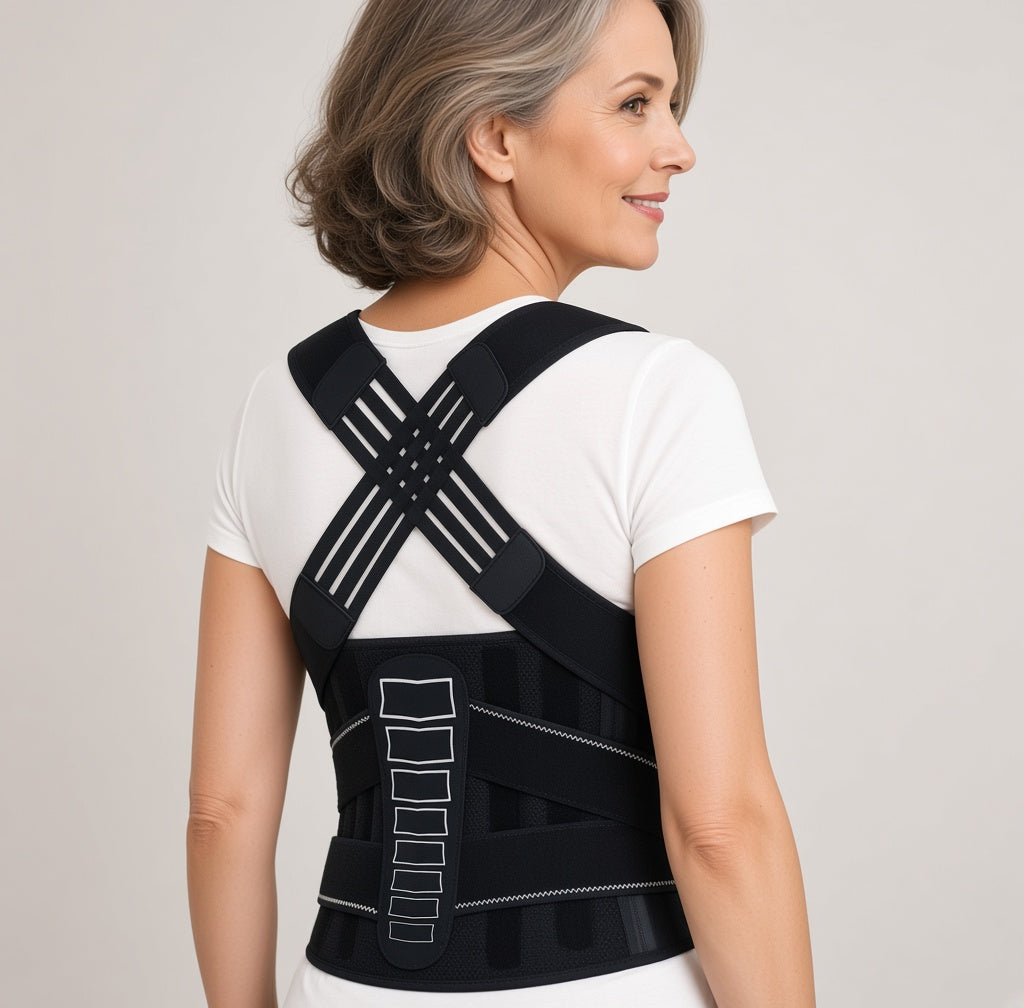 Adjustable Posture Support Brace for Women and Men
