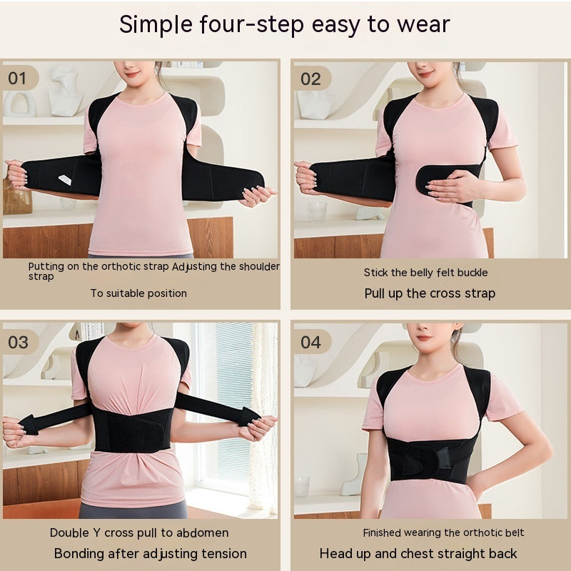 Adjustable Posture Corrector – Chest Support for Better Alignment