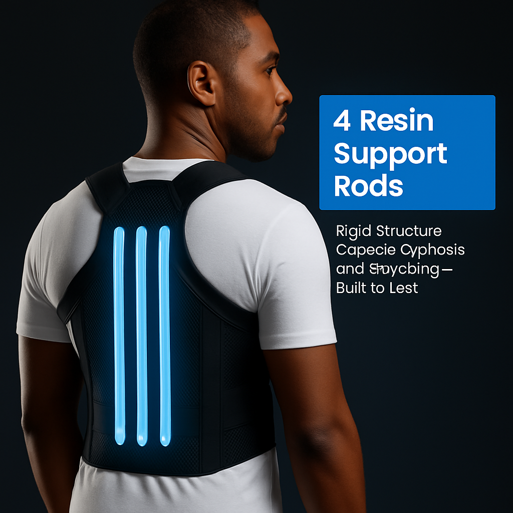 Posture Corrector for Women and Men - Adjustable Back Brace