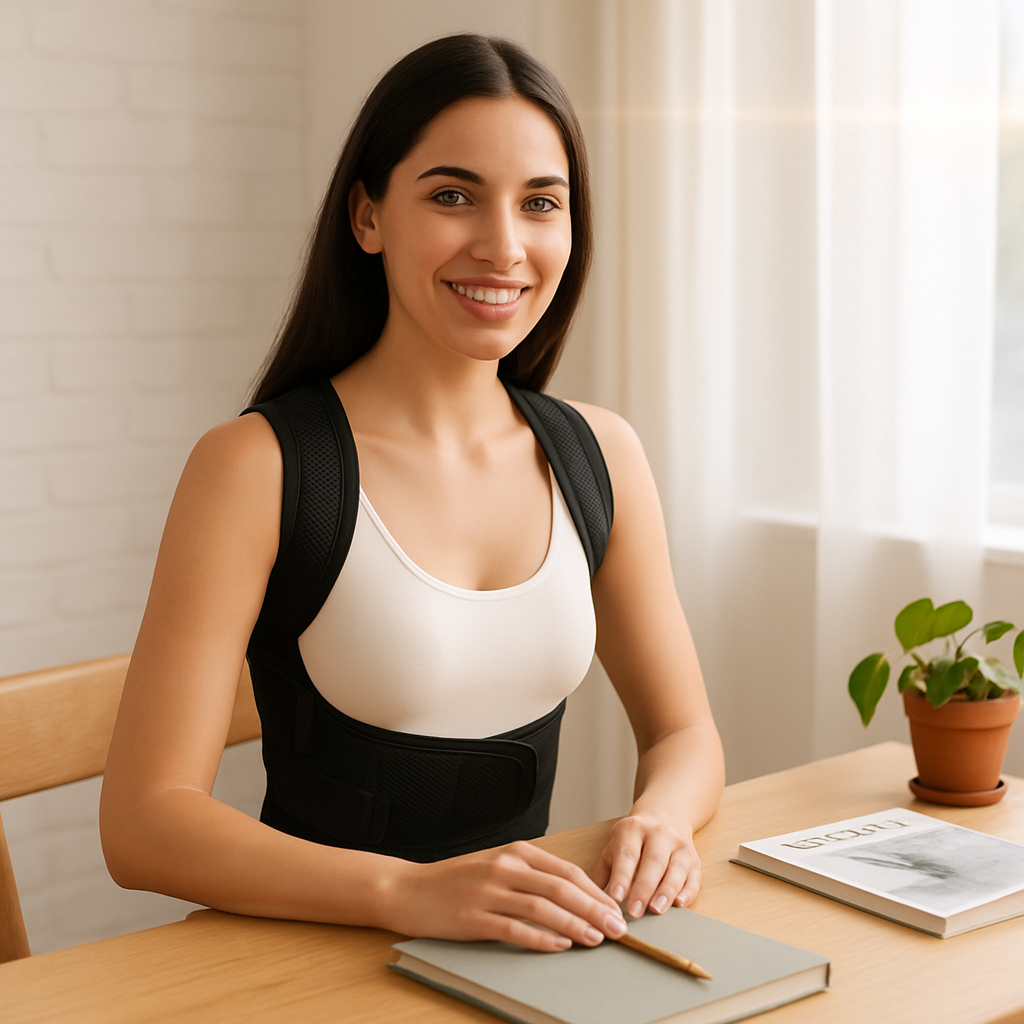 Posture Corrector for Women and Men - Adjustable Back Brace